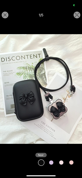 Câble de charge élégant avec nœud