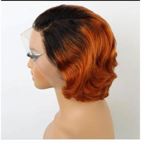 Perruque synthétique Ombre Rouge