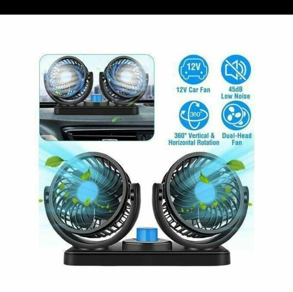 Ventilateur de Voiture 360° USB