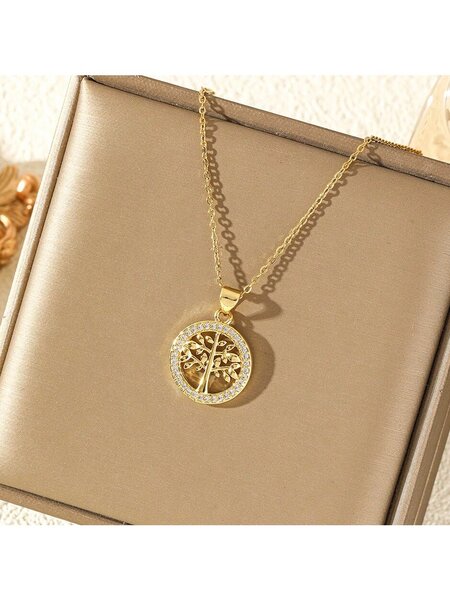 Collier Arbre de Vie Doré