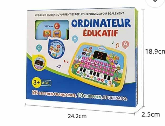 Tablette éducative, jouet pour apprendre les lettres chiffre