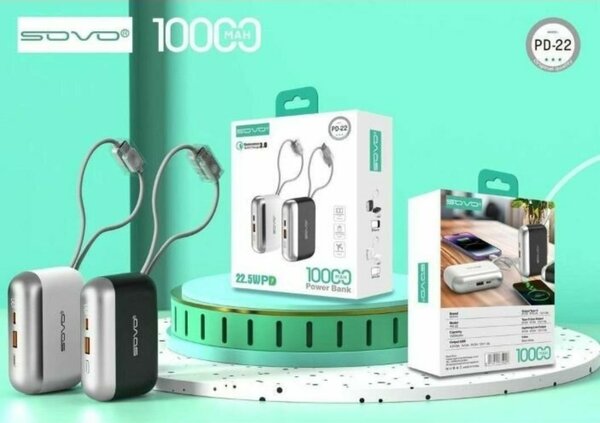 Batterie Externe 10000mAh 22.5W