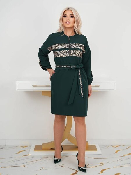 Платья леопард