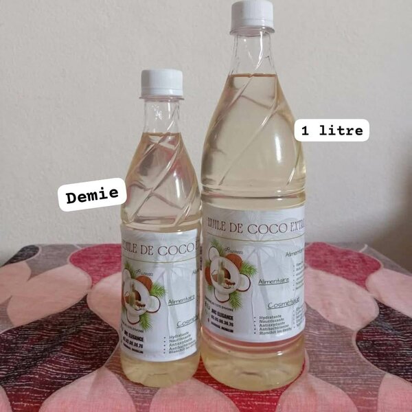 Huiles de coco pressé à froid