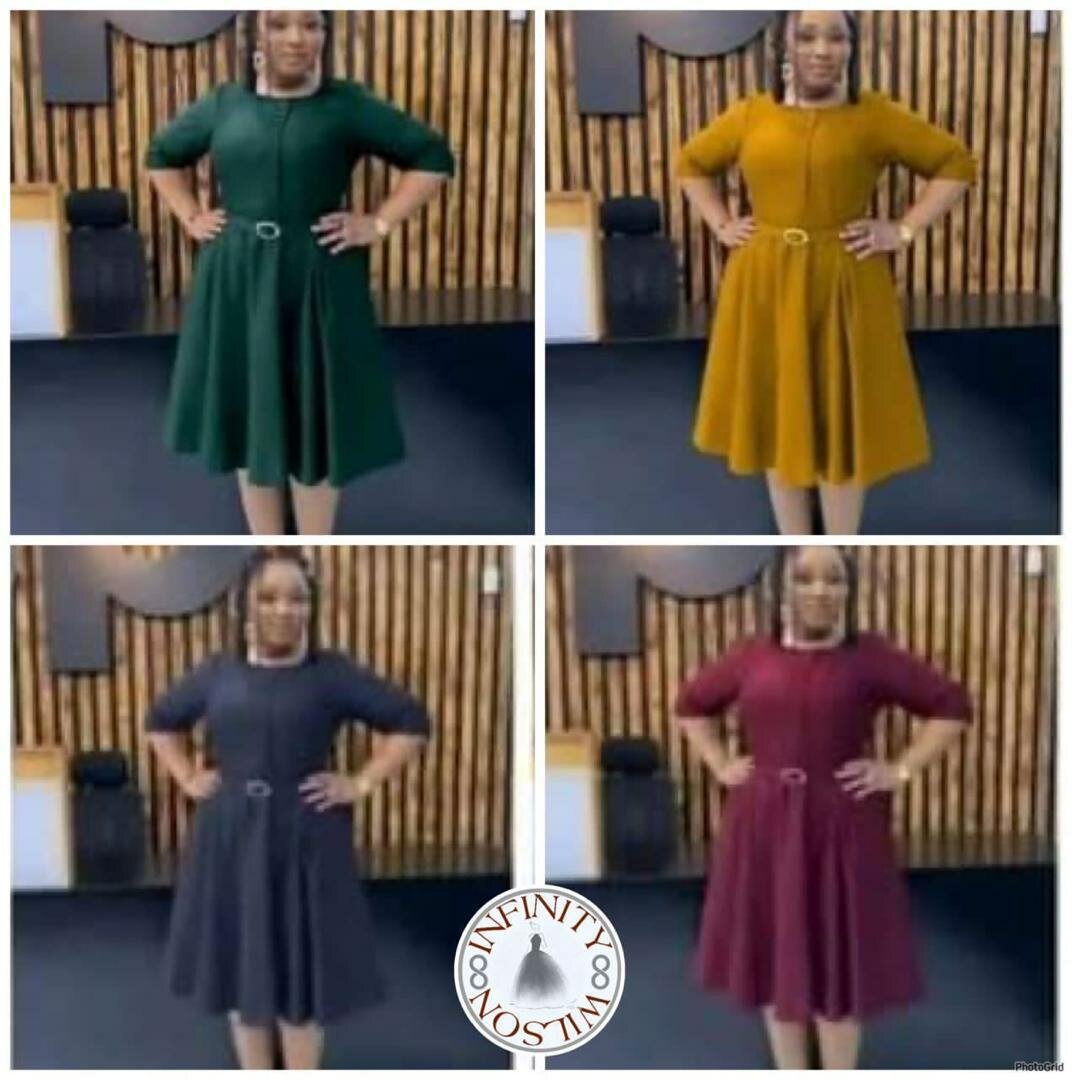 Robe évasée élégante femme