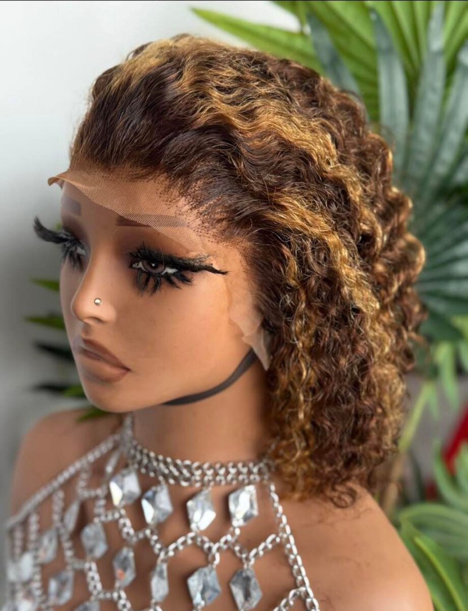 Perruque Lace Front Bouclée