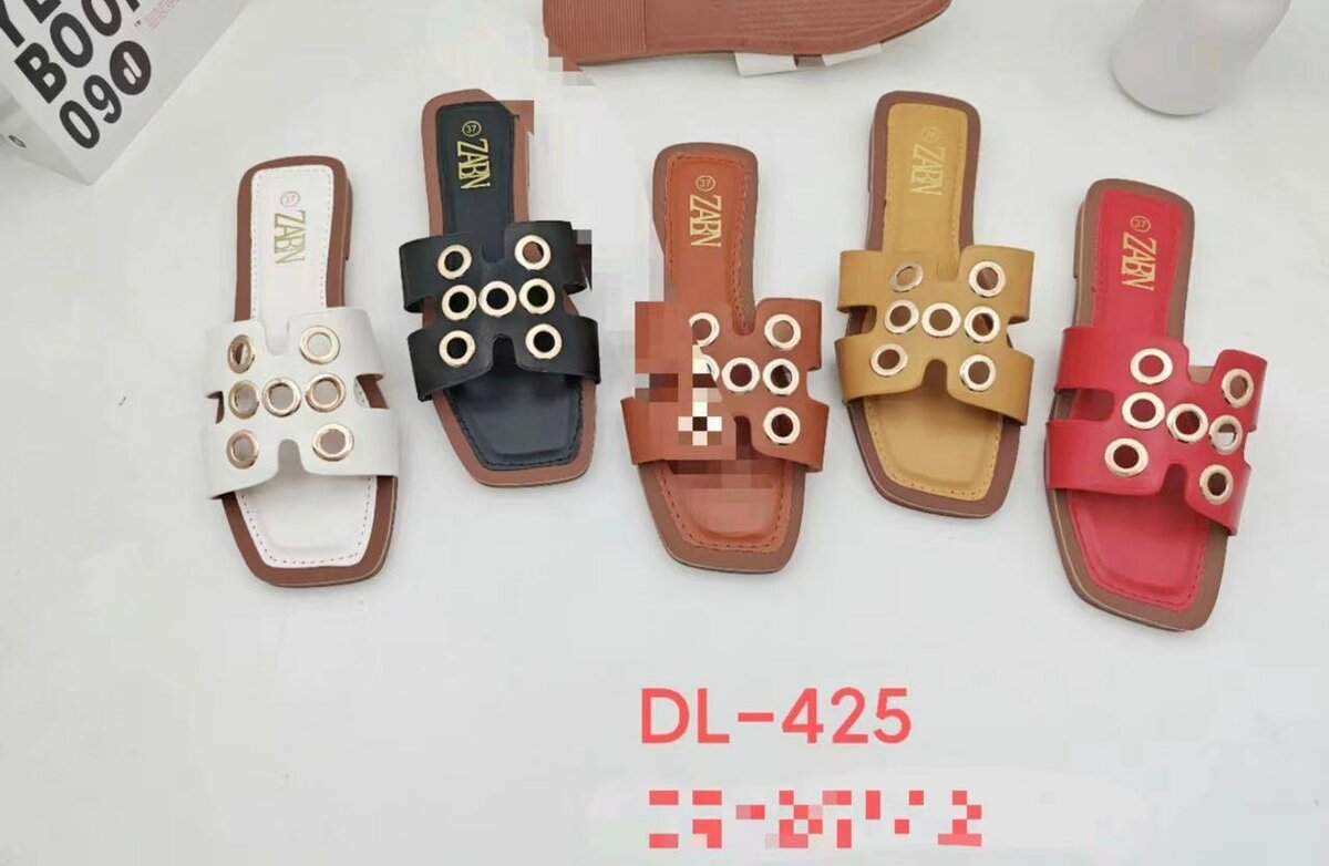 Sandales estivales colorées