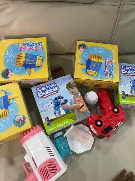 Pistolet à bulles enfant