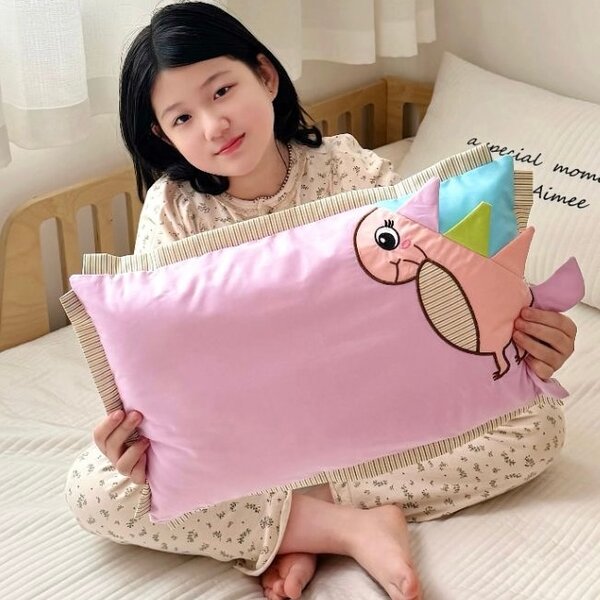 Taie d'oreiller enfant dinosaure