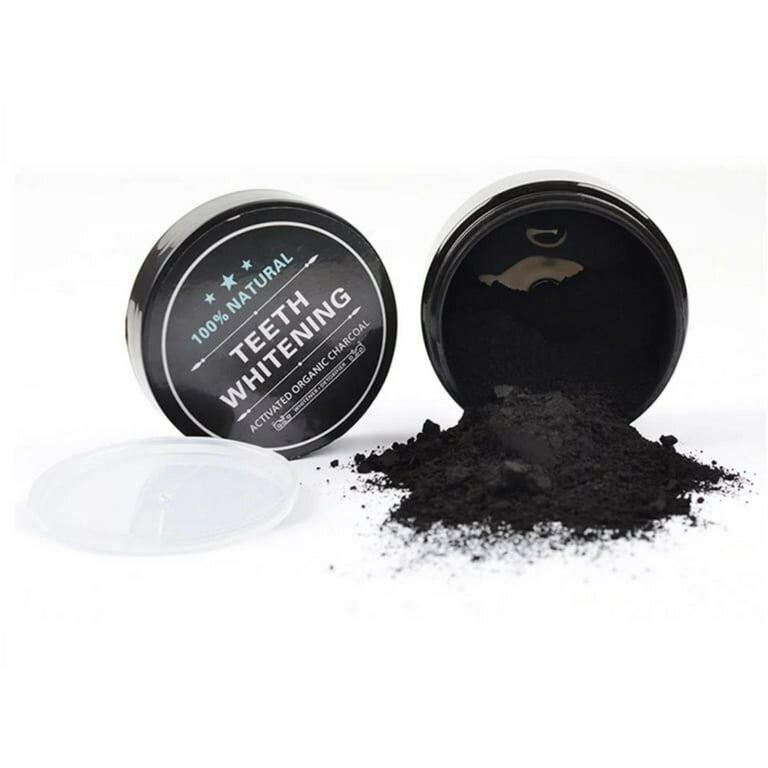 Activated charcoal teeth whitening