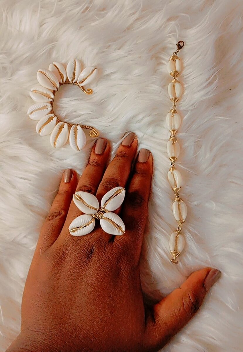 Ensemble Bijoux Coquillage Exotique