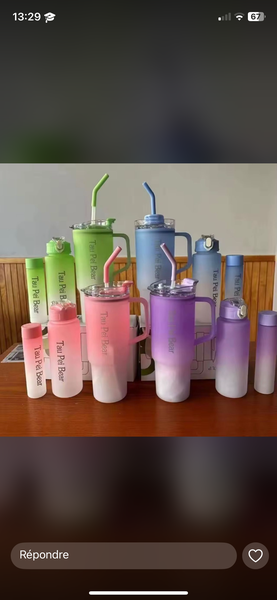 Gourde Isotherme Colorée 1L