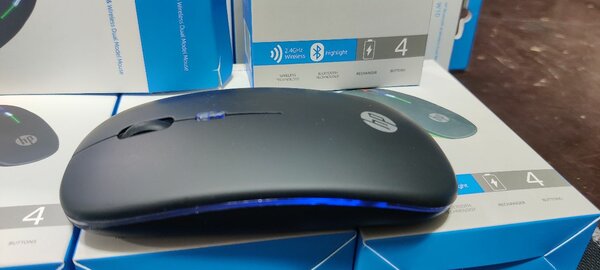 Hp w 10 mouse with Bluetooth recharge able rgb light box pac