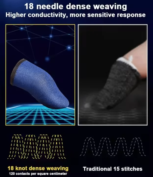 Doigts tactiles pour jeux vidéo