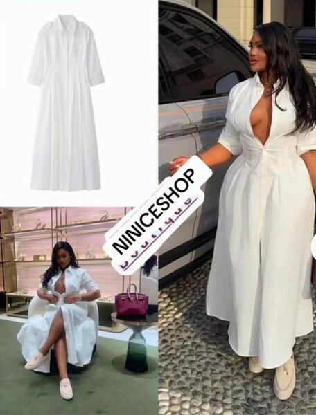 Robe blanche élégante