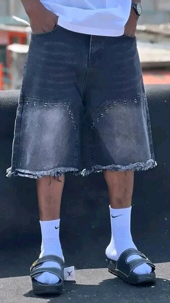 Short en jean décontracté