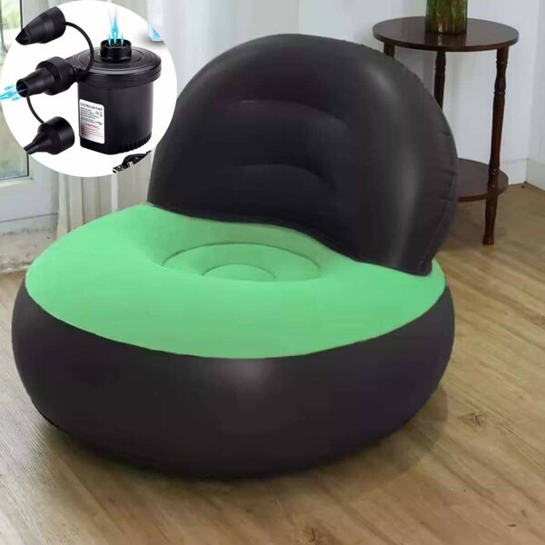 Chaise gonflable avec pompe