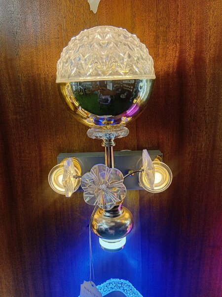 Applique murale en cristal élégante