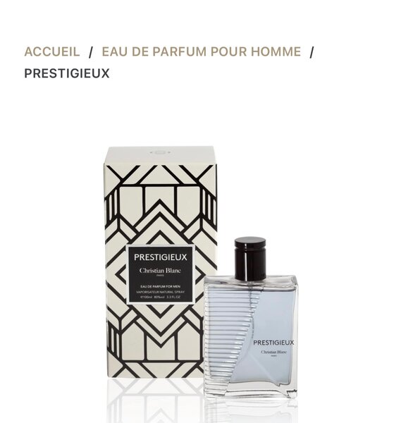 Parfum Homme Prestigieux