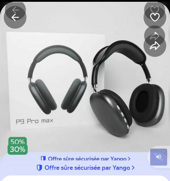 Casque Bluetooth P9 Pro Max