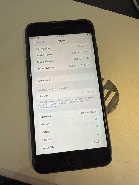 iPhone 8 Plus ,99new, 64GB