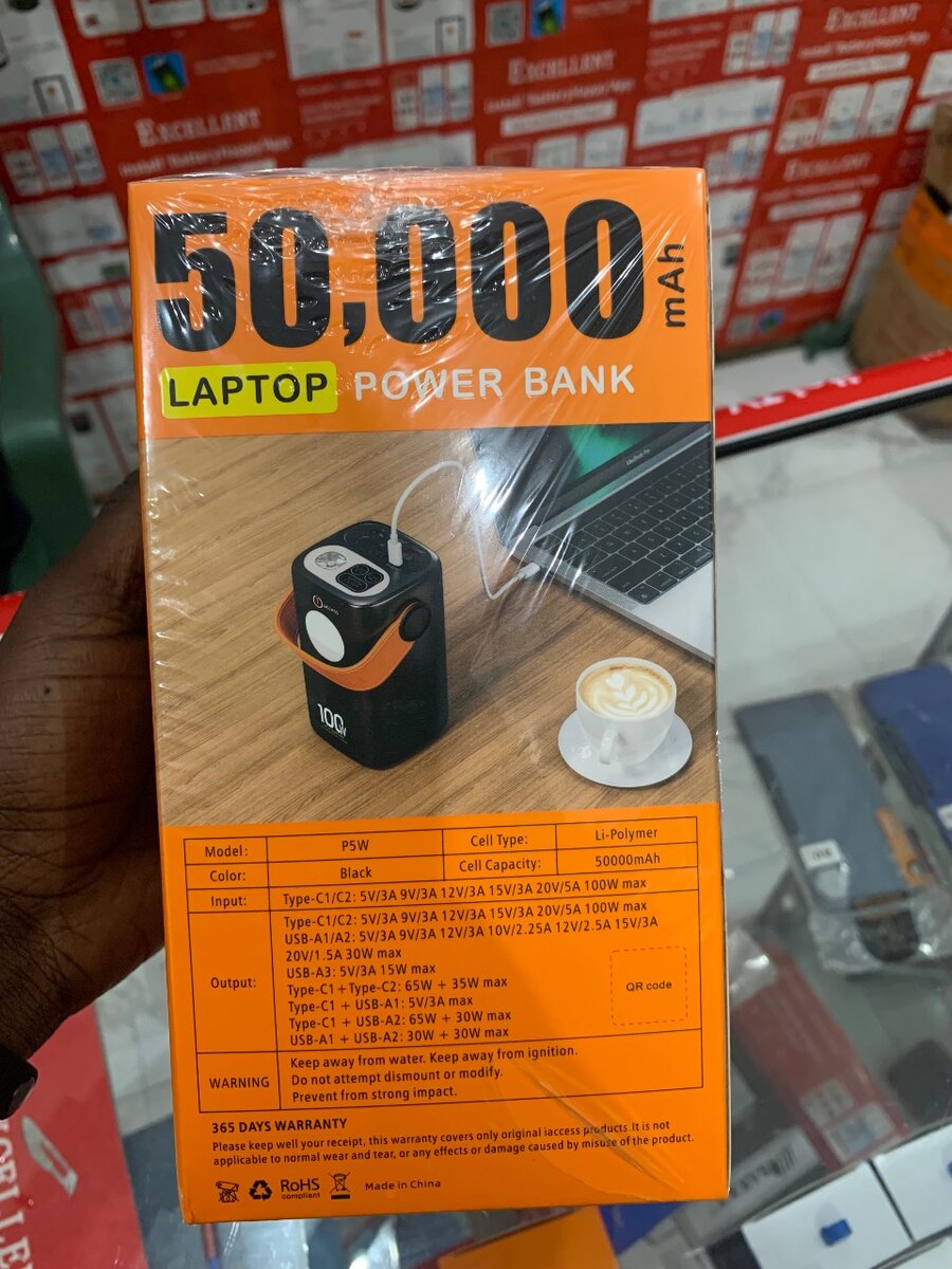 50000mah Laptop Portable Powerbanks 100W