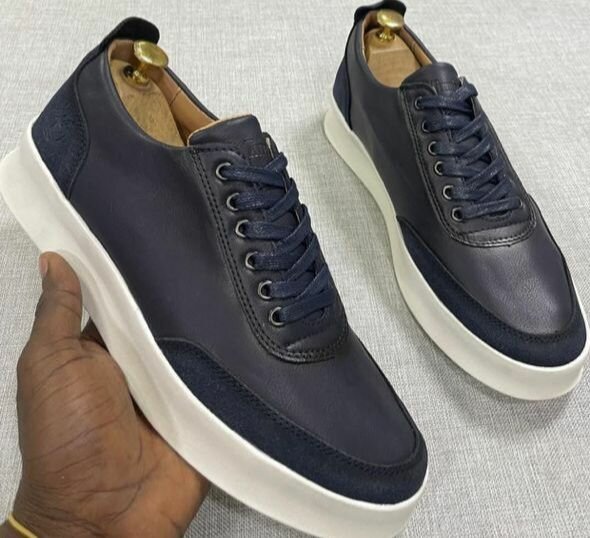 Sneakers en cuir élégants