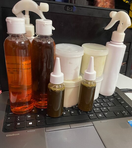 Double gamme de cheveux