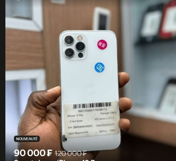 iPhone 12 Pro Silver 128Go