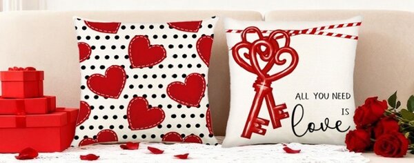 Coussins décoratifs amour