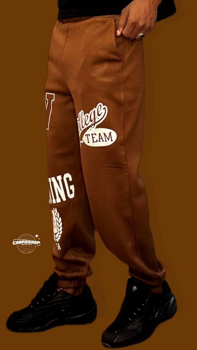 Jogging marron pour homme