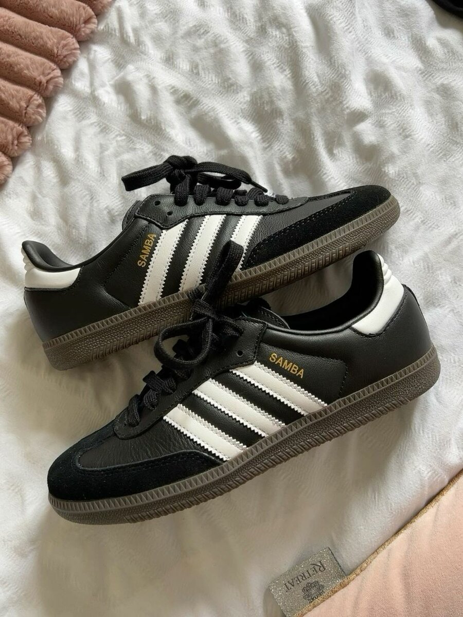 Baskets noires Adidas Samba