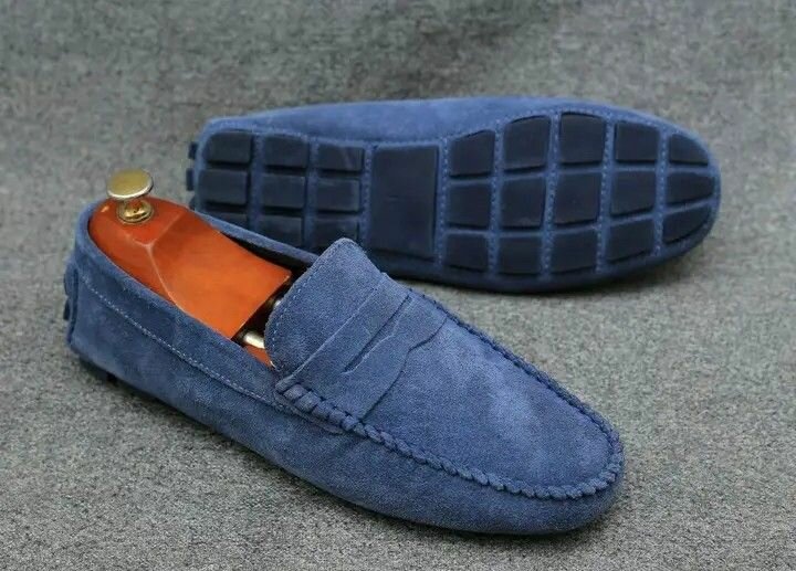 Chaussures mocassins en cuir pour hommes