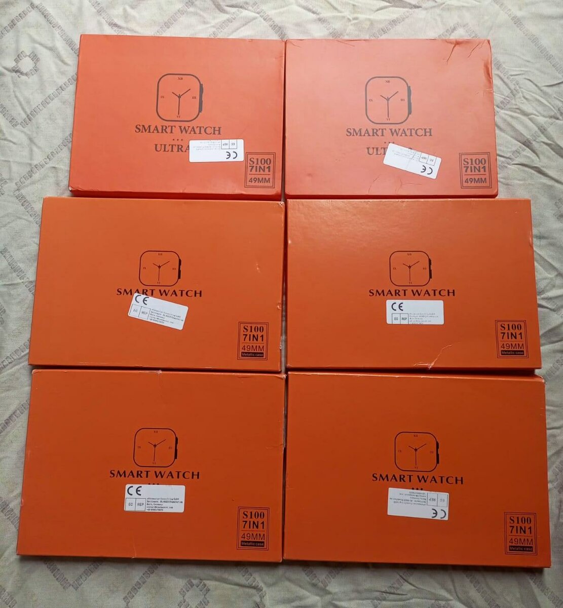 Ultra 7 in 1 smart watches + screen protector