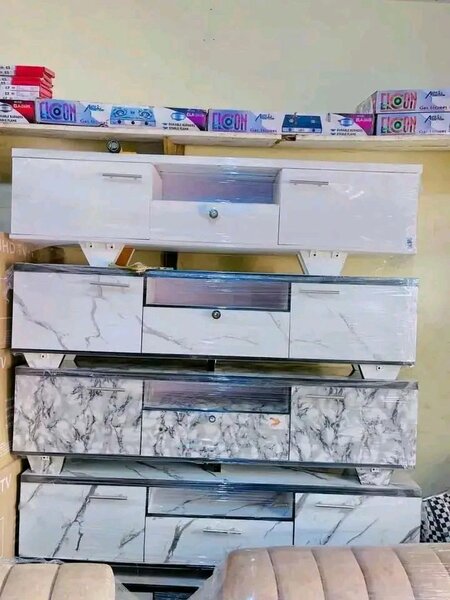 Meuble TV en marbre élégant