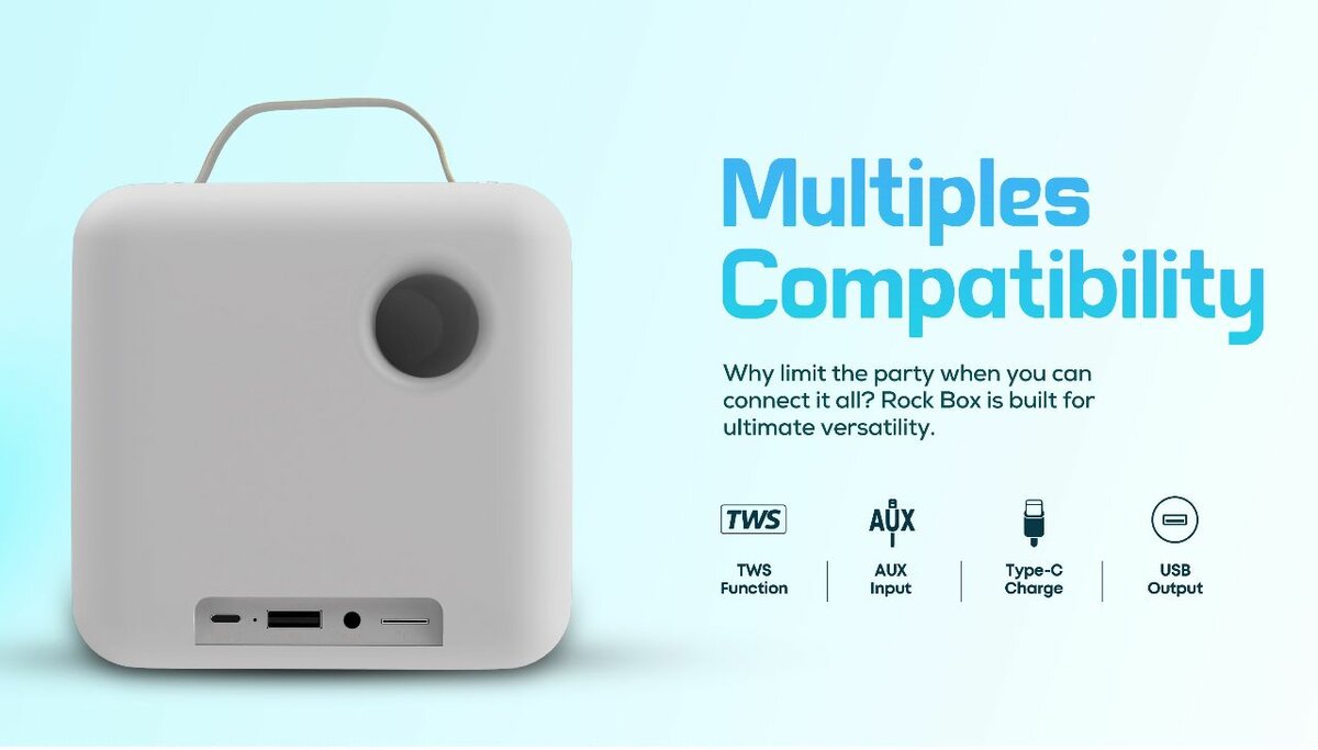 ROCK BOX - PORTABLE SPEAKER 5W