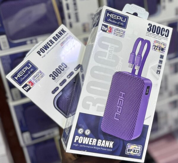 Batterie Externe 30000mAh HEPU