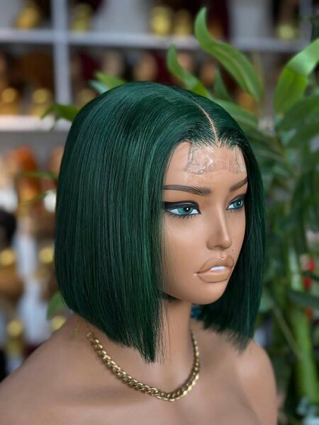 Perruque Bob Colorée Synthétique