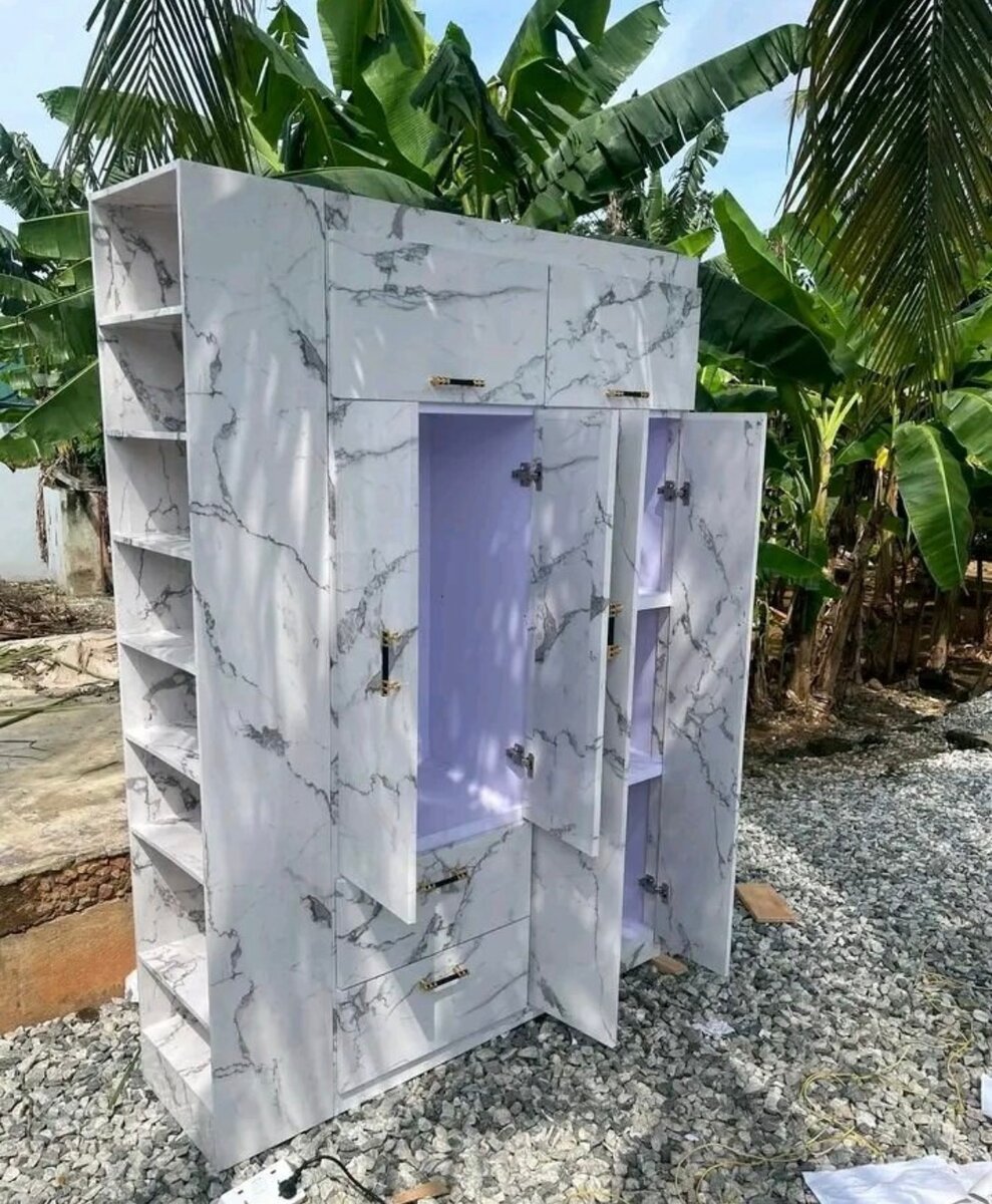 Armoire à chaussures moderne en marbre