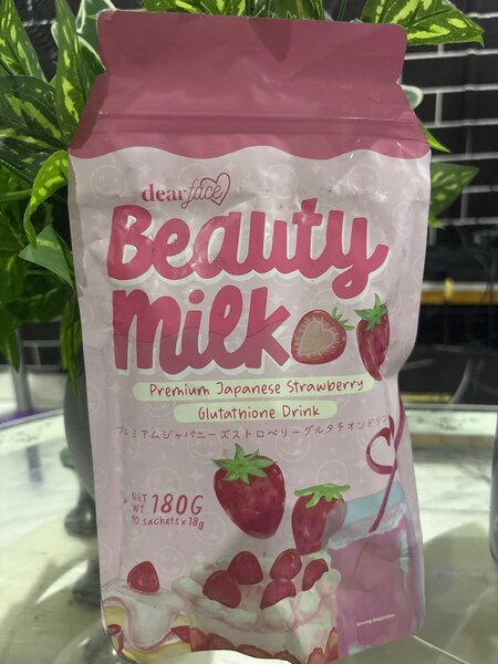 Beauty Milk Fraise Glutathione
