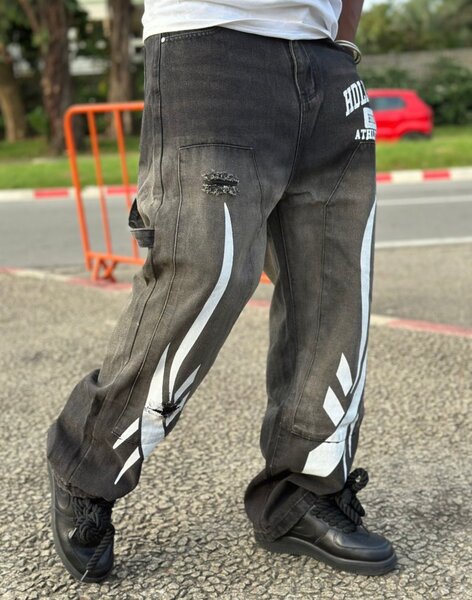 Pantalon large style urbain