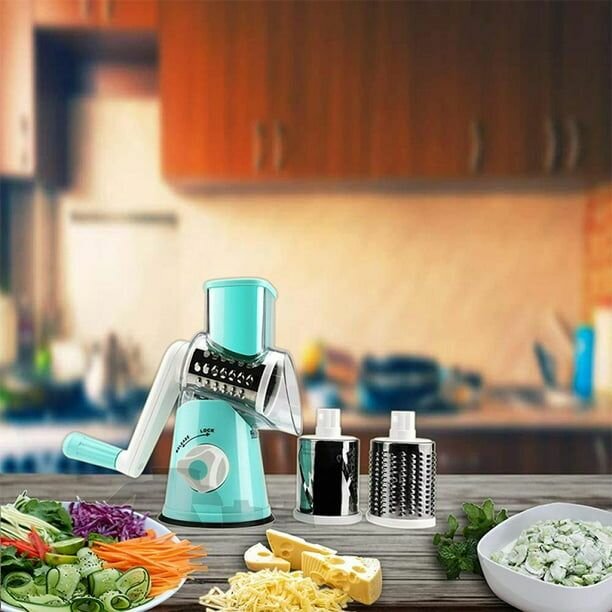 Table Top Rotary Drum Grater, Grinder & Slicer.