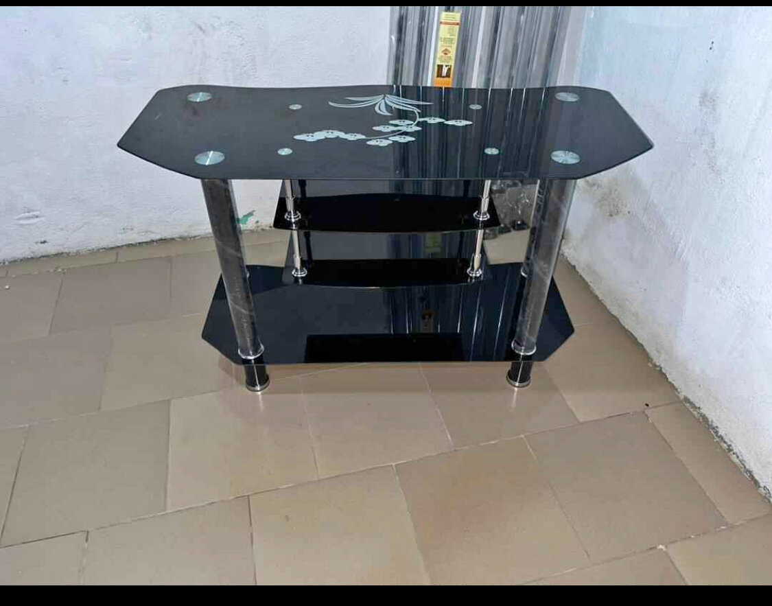 Table TV meuble télé moderne noir