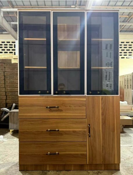 Bibliothèque en bois moderne