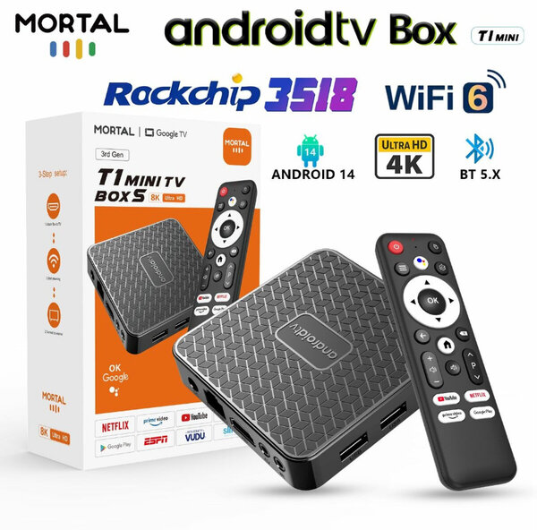 Box TV Android 4K Ultra HD