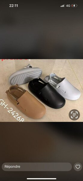 Mules élégantes unisexes