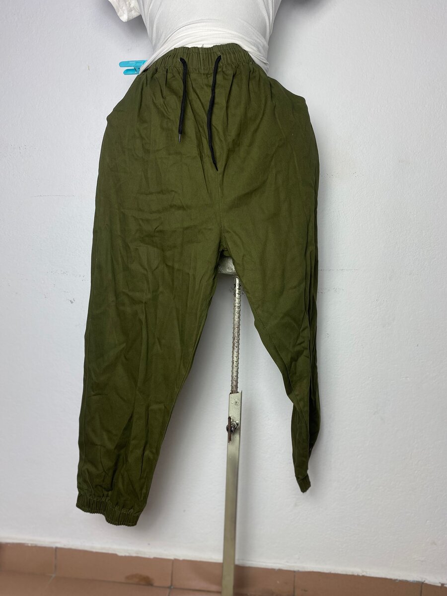 Pantalon décontracté vert