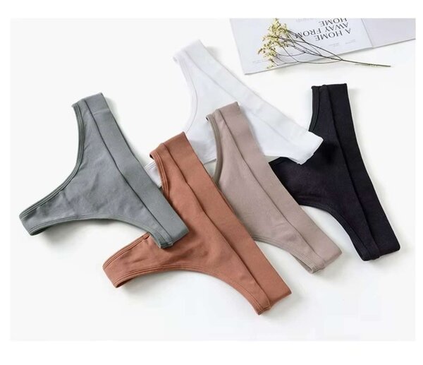Cotton thongs