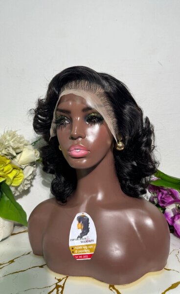 Bouncy curls with frontal