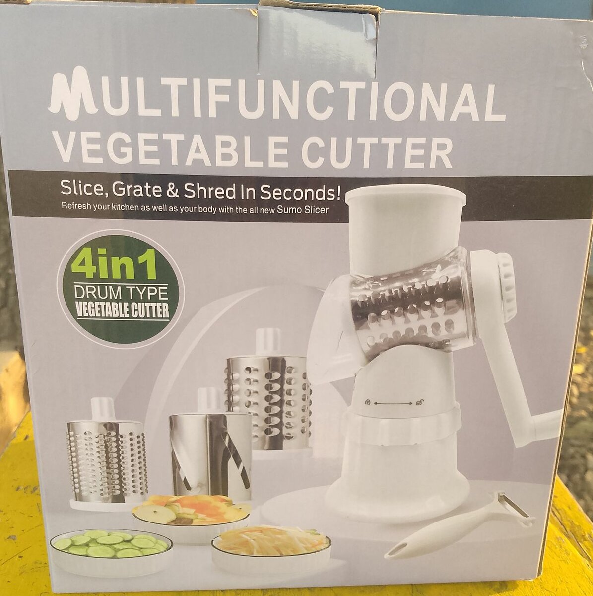 Multifunctional 4 in 1 vegetables cutter